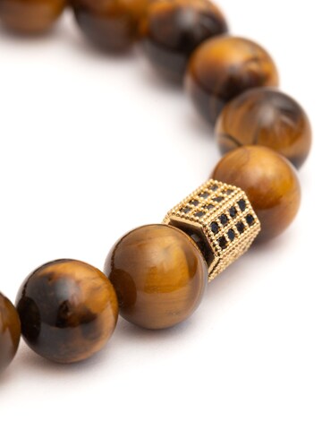 Secret Stones Armband 'Eye of Power' in Braun