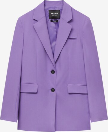 Pull&Bear Blazer in Purple: front