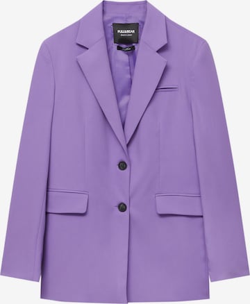 Pull&Bear Blazer in Purple: front