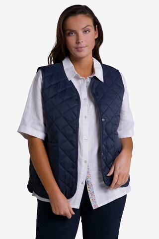 Gilet Ulla Popken en bleu : devant