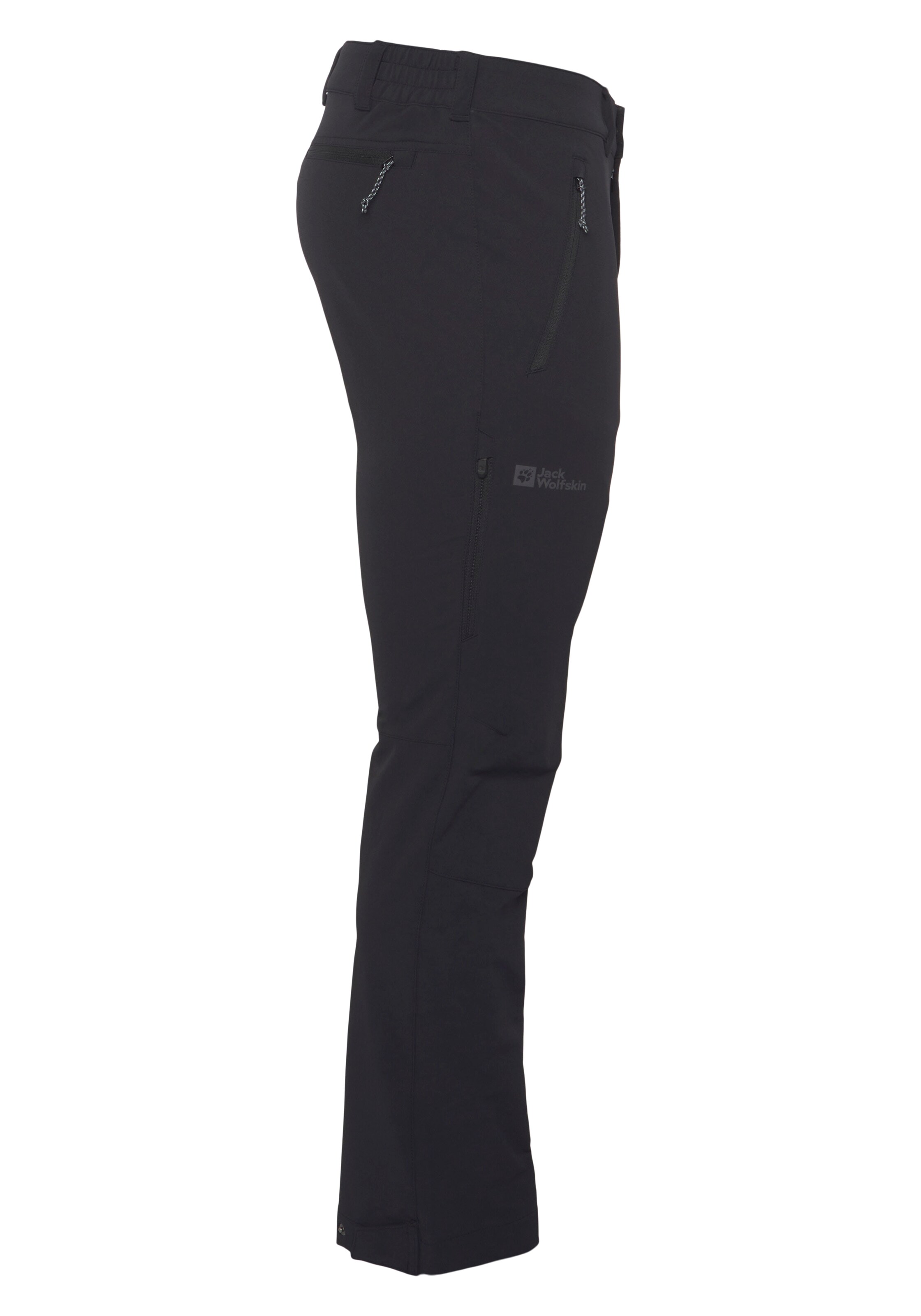 JACK WOLFSKIN Normalny krój Spodnie outdoor 'Activate' w kolorze czarny