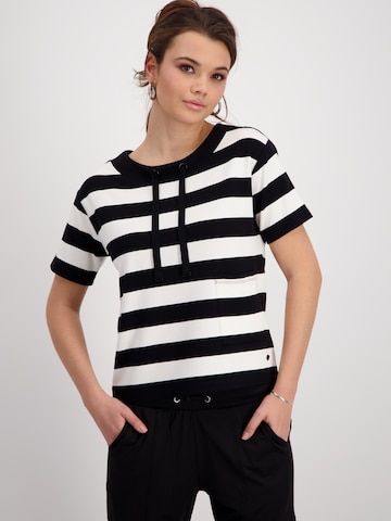 monari - Camiseta en negro: frente