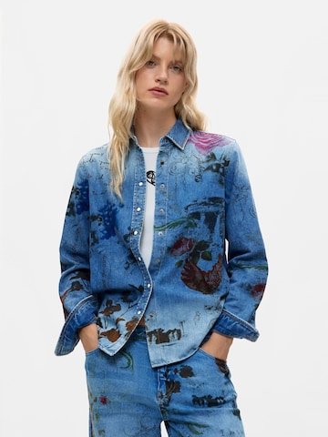 Desigual Blúz - kék: elől