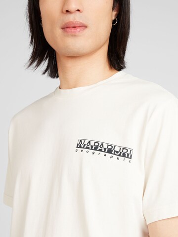 NAPAPIJRI - Camiseta 'S-TAHI' en blanco