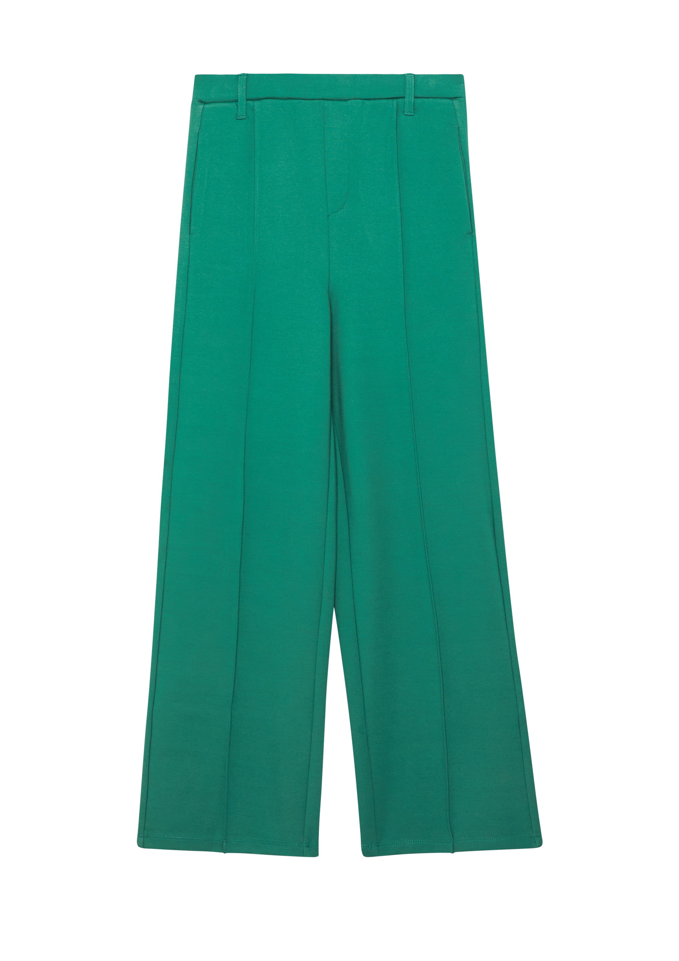 Wide Leg Pantalon s.Oliver en vert : devant