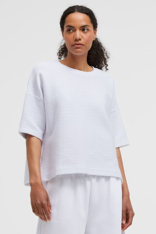 SENSES.THE LABEL Sweatshirt 'So:Y' in White: front