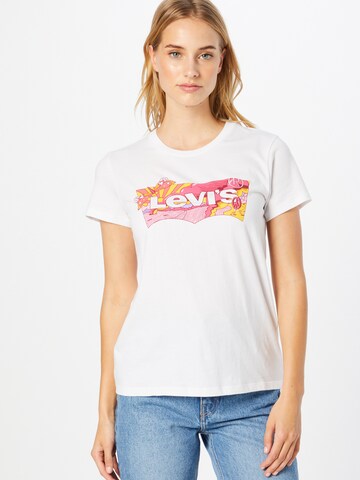 LEVI'S ® Тениска 'The Perfect Tee' в бяло: отпред