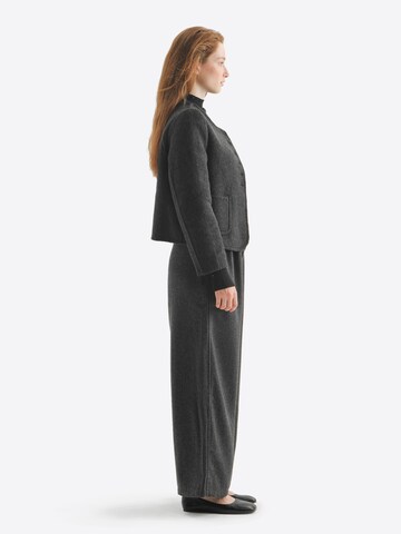 TorWeit Knit Cardigan 'Wool-Blend Coat Short' in Black