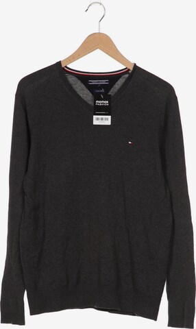 TOMMY HILFIGER Pullover L in Grau: predná strana