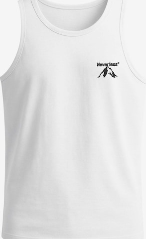 Neverless Shirt 'Apex mountain' in White: front