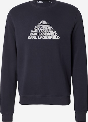 Karl Lagerfeld Collegepaita värissä sininen: etupuoli