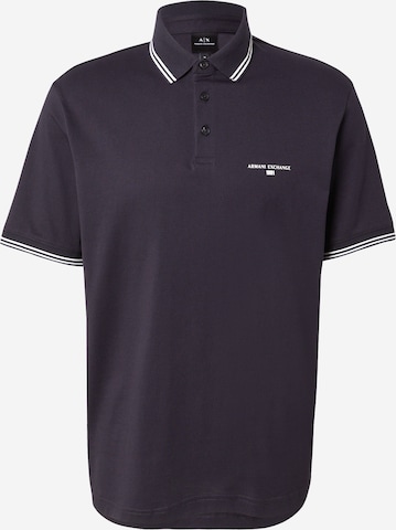ARMANI EXCHANGE Тениска в синьо: отпред