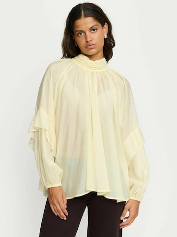 Soft Rebels Bluse ' Rachel ' i gul: forside