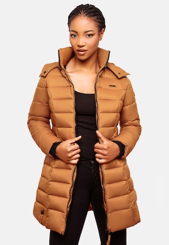 MARIKOO Winter coat 'Abendsternchen' in Brown