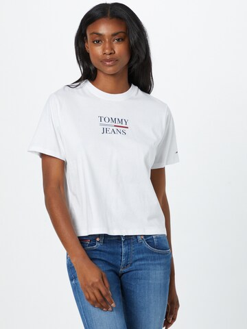 Tommy Jeans T-Shirt in Weiß: predná strana