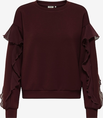 Felpa 'ONLSCARLET' di Only Tall in rosso: frontale