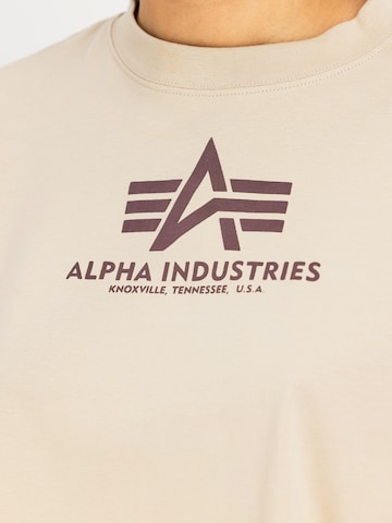 smėlio ALPHA INDUSTRIES Marškinėliai