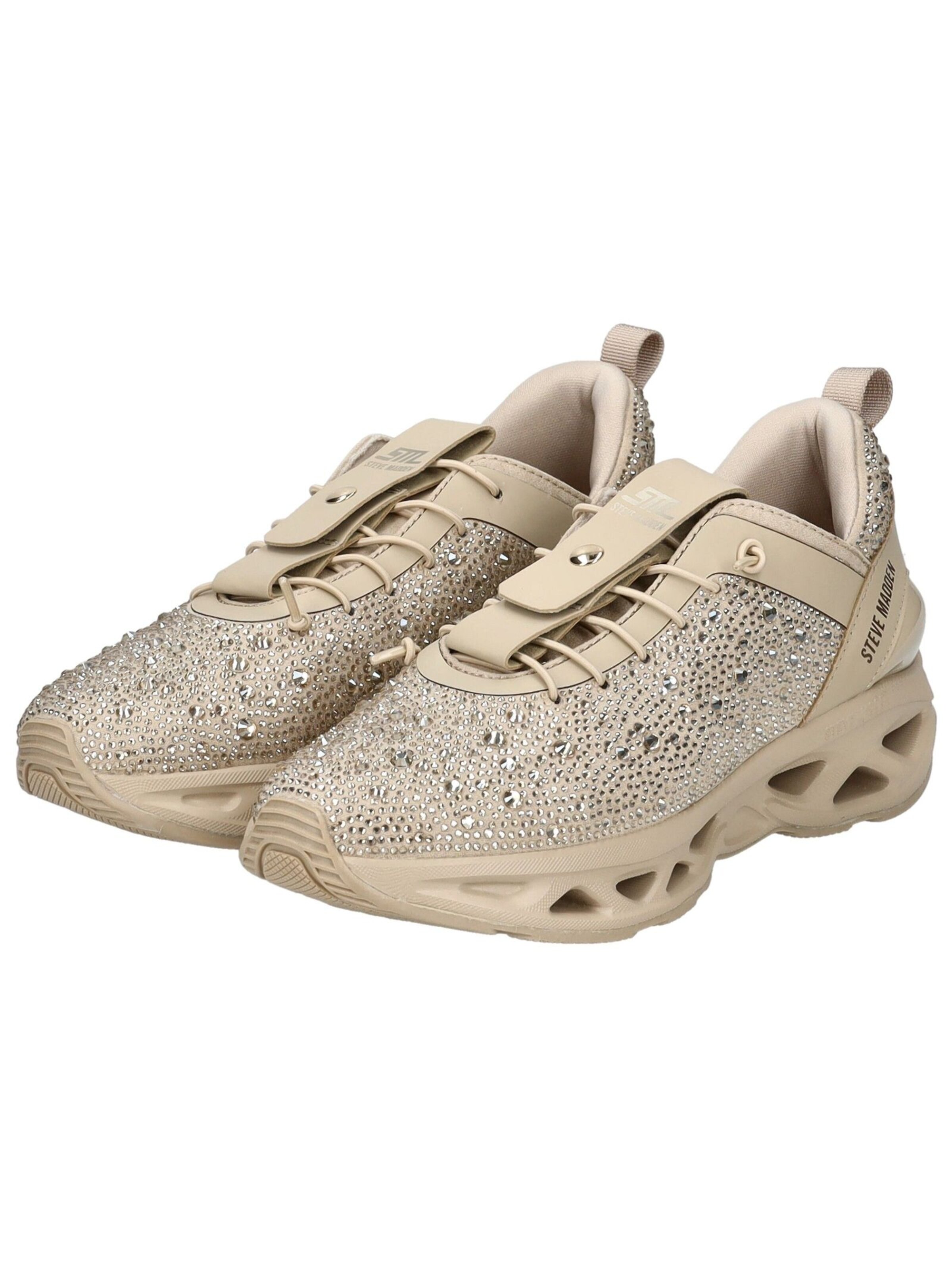 STEVE MADDEN Platform trainers in Beige