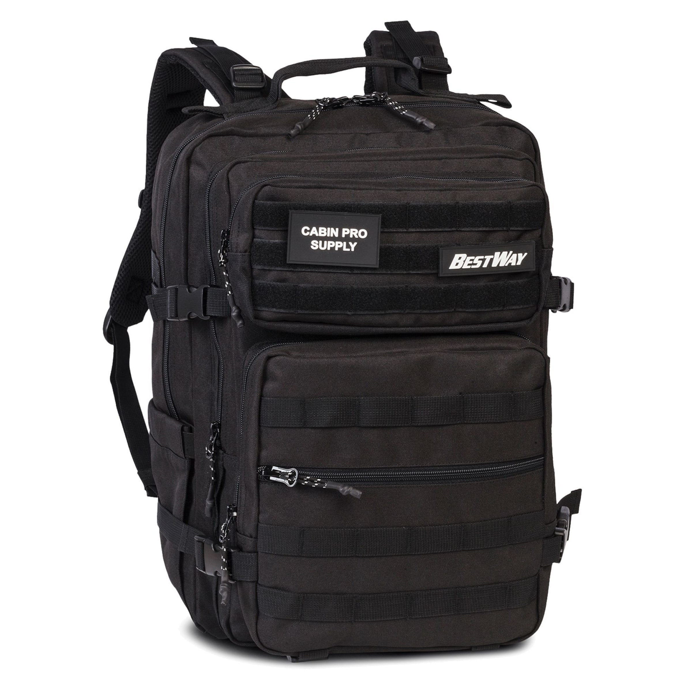 Worldpack Backpack in Black: front