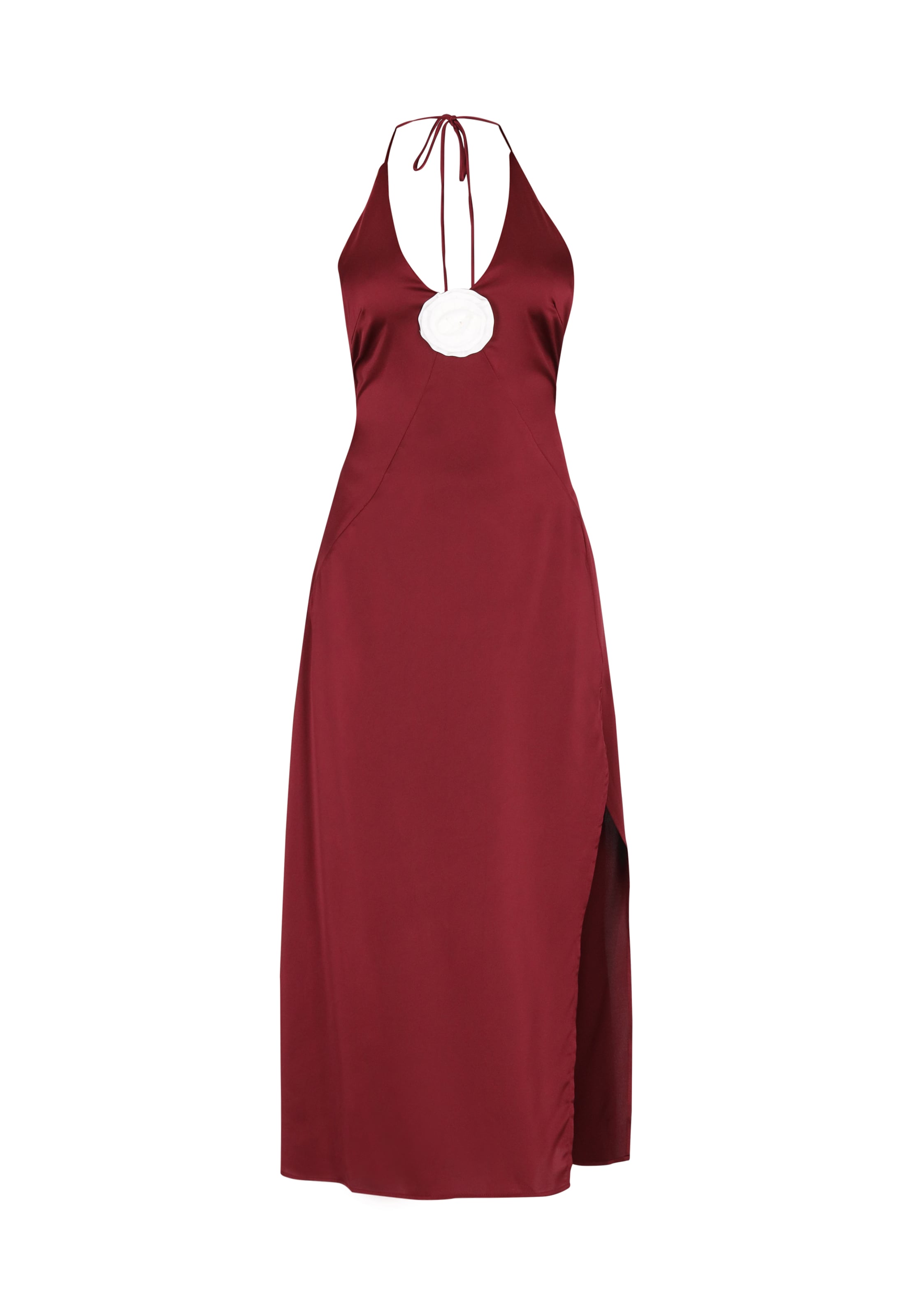 faina - Vestido de cocktail em vermelho: frente