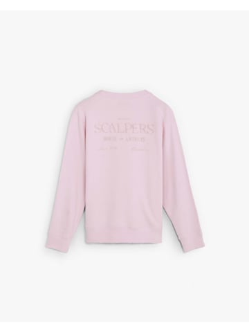 Scalpers Sweatshirt 'Antiques Flock' in Pink