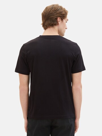 TOM TAILOR T-Shirt in Schwarz