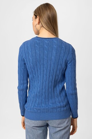 DENIM CULTURE Sweater 'KENDALL' in Blue