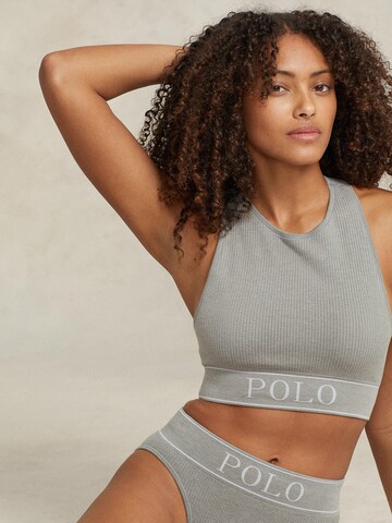 Polo Ralph Lauren Bustier Bustier ' Neck Top ' in Grau