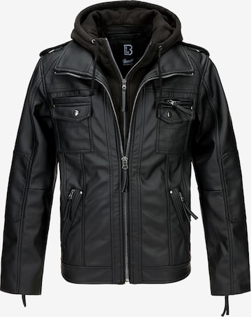 Brandit Between-Season Jacket in Black: front