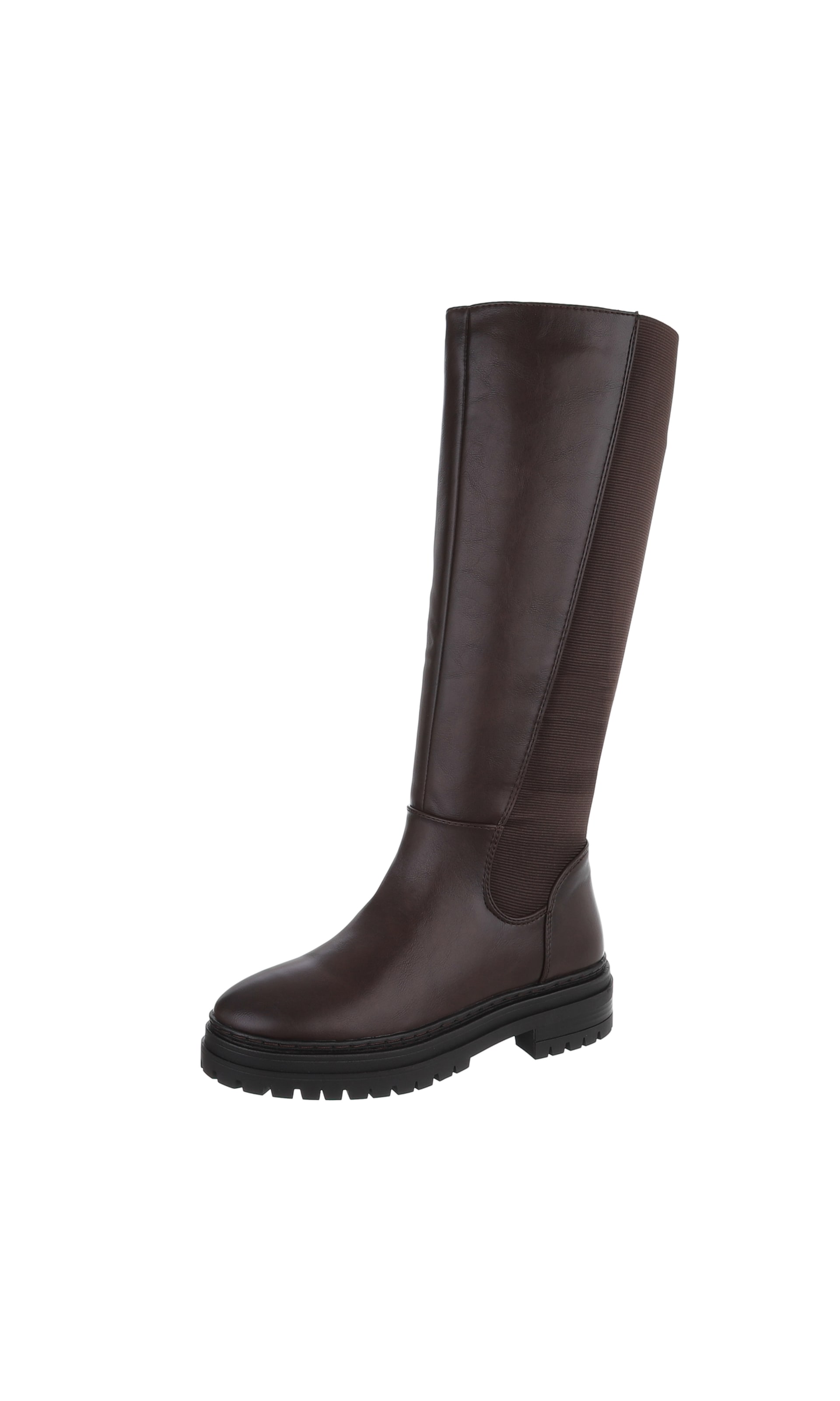 Ital-Design Stiefel in Braun: Vorderseite