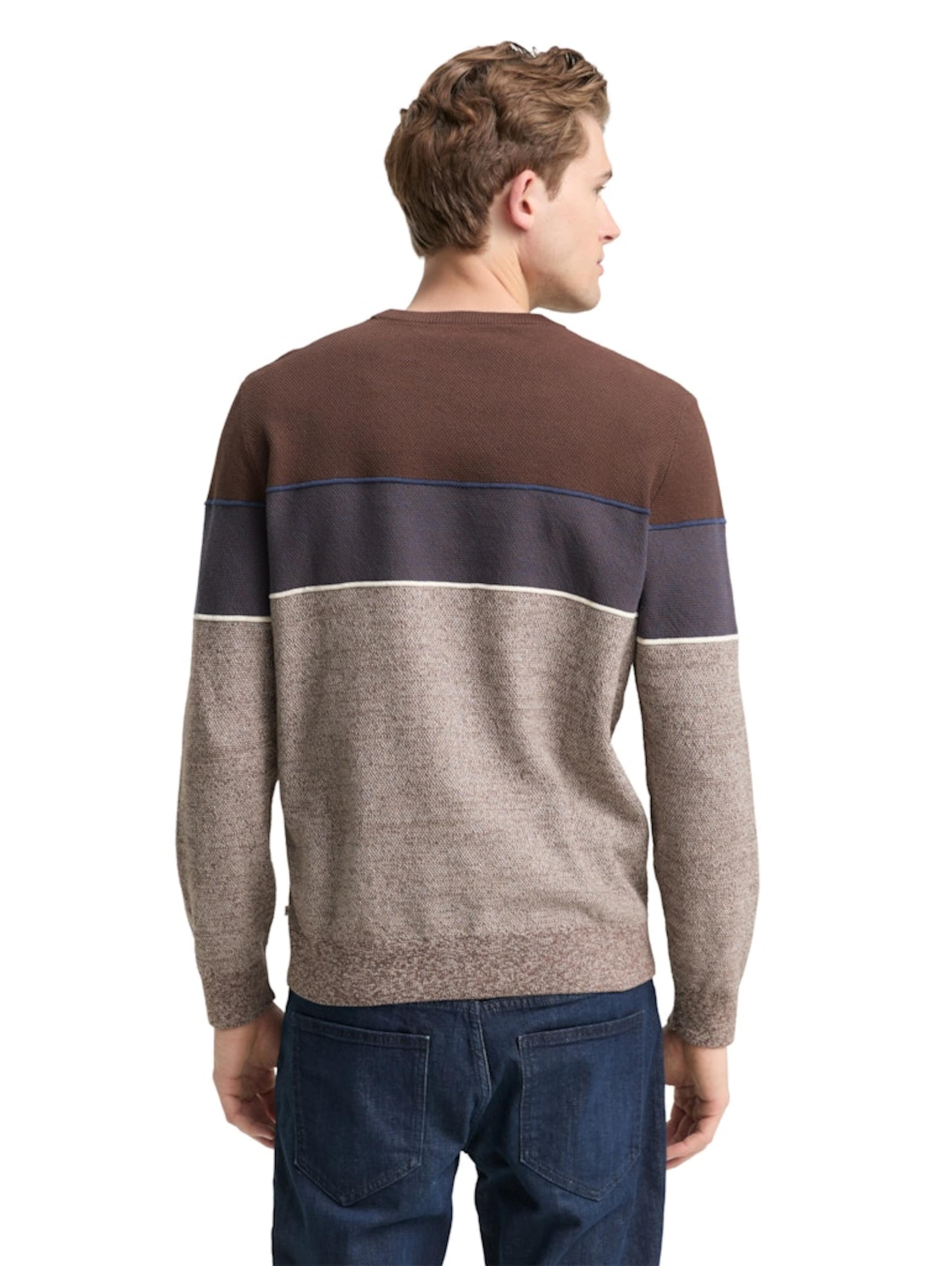 Pull-over TOM TAILOR en marron