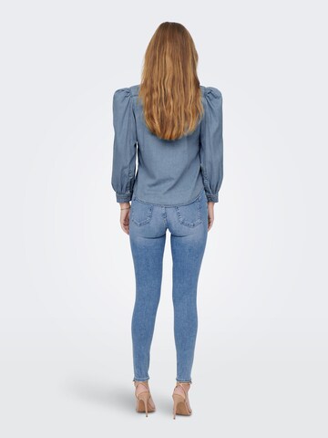 ONLY Blouse 'Mallory' in Blauw