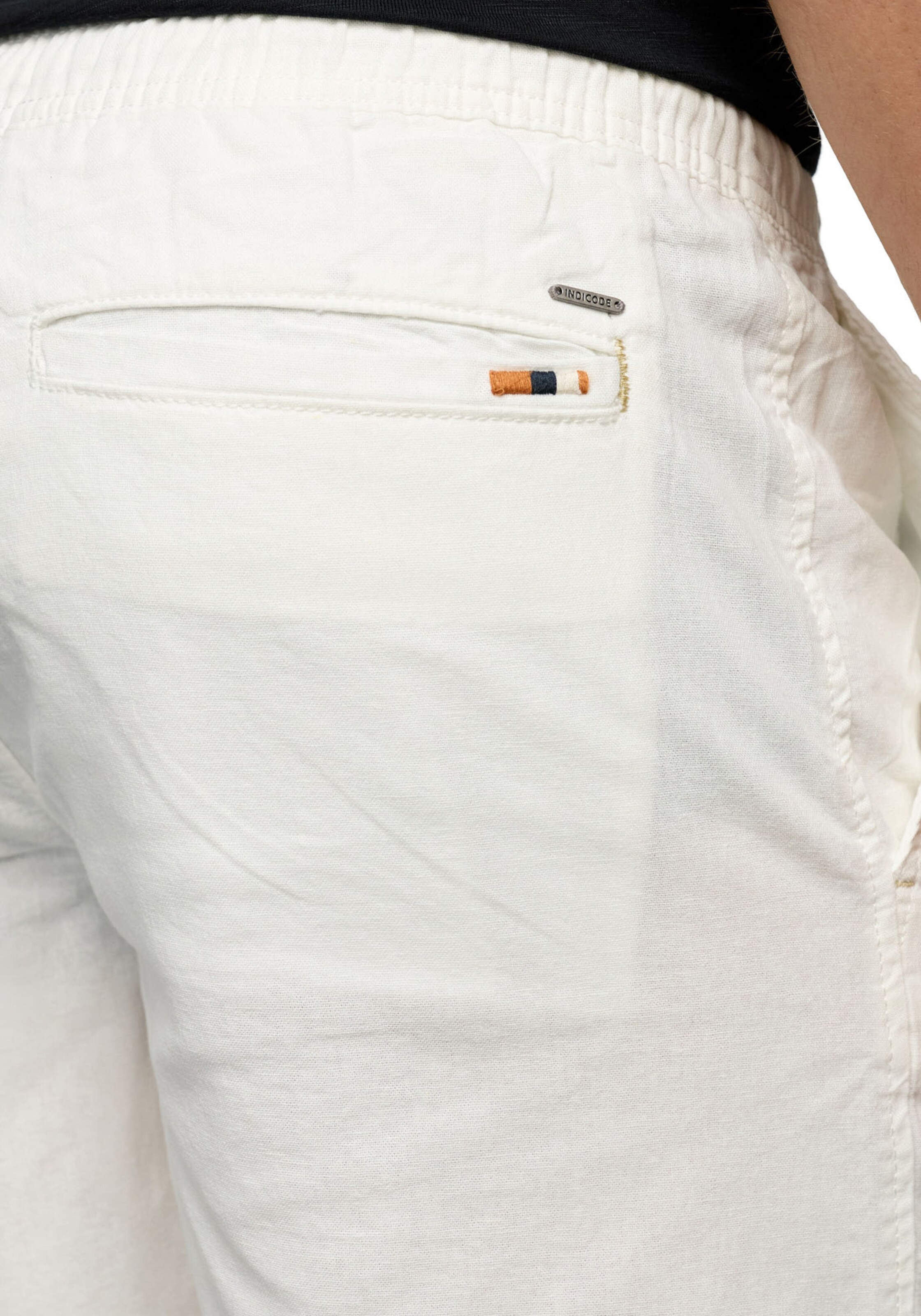 INDICODE JEANS Regular Pants 'Wamo' in White