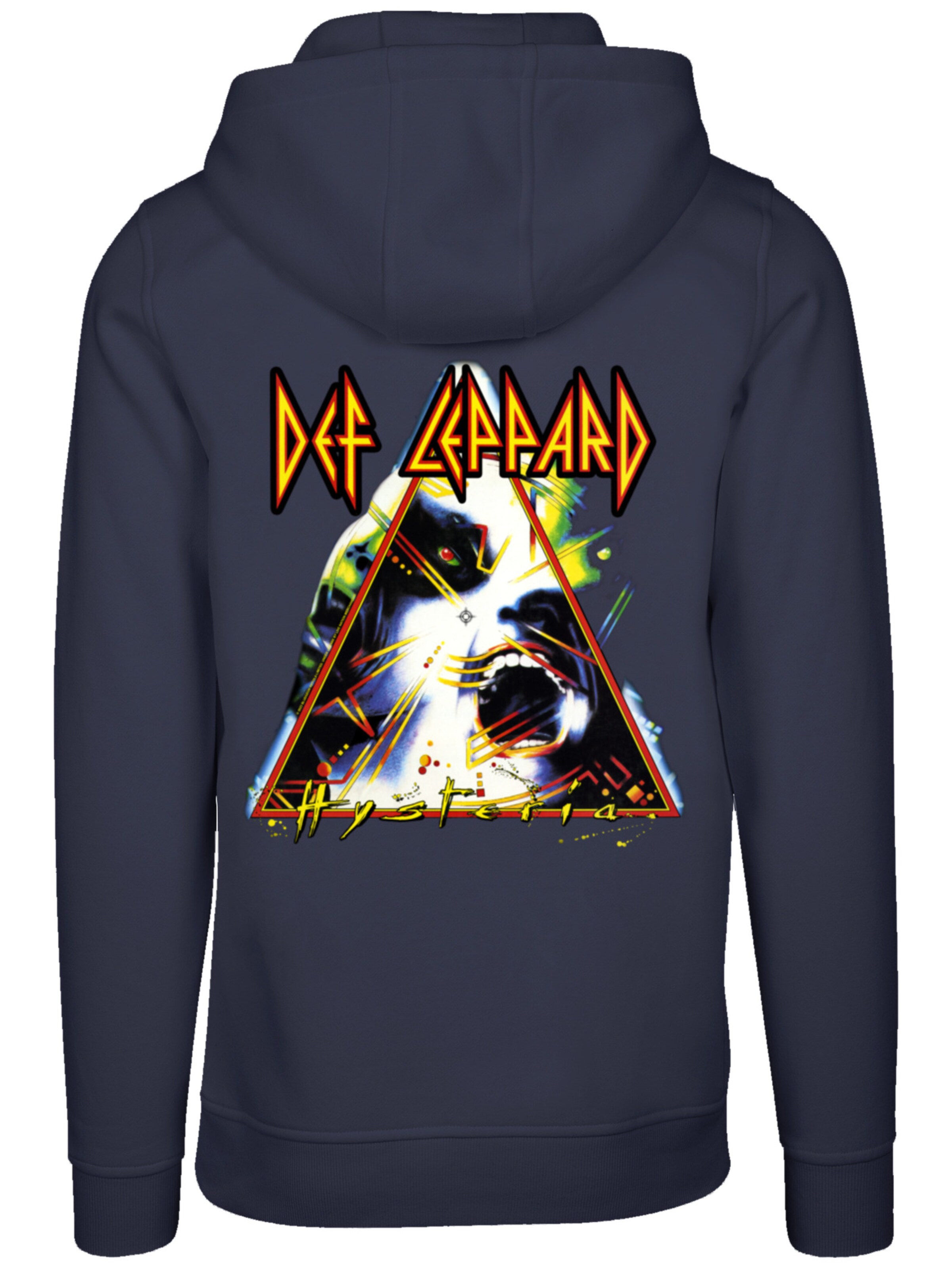 F4NT4STIC Sweatshirt 'Def Leppard Hysteria' in Blau