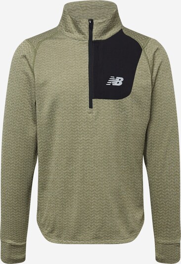 Sportiniai marškinėliai iš new balance, spalva – šviesiai pilka / rusvai žalia / juoda, Prekių apžvalga
