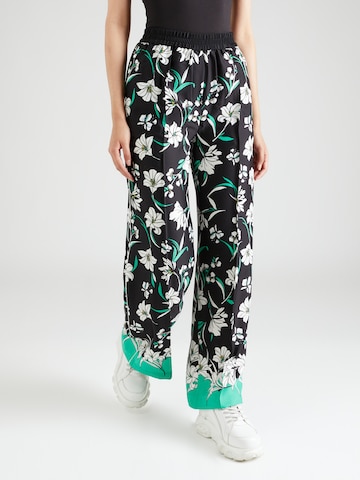 Marks & Spencer Wide leg Pantalon in Zwart: voorkant