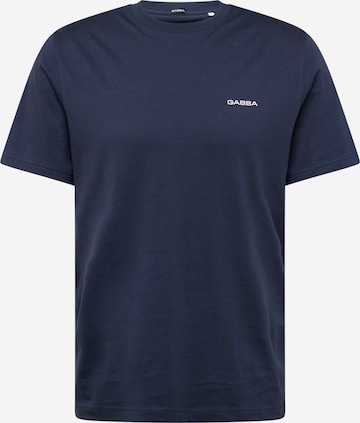 T-Shirt GABBA en bleu : devant