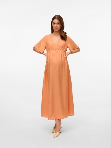 Vero Moda Maternity Sommerkjole 'VMMFlora Olga' i orange
