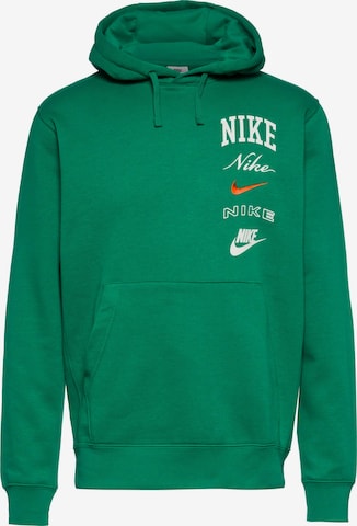 Nike Sportswear Athletic Sweatshirt 'Club' in Green: front