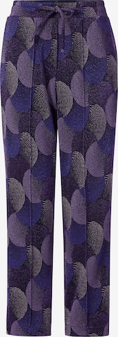 Rich & Royal Štandardný strih Plisované nohavice - fialová: predná strana