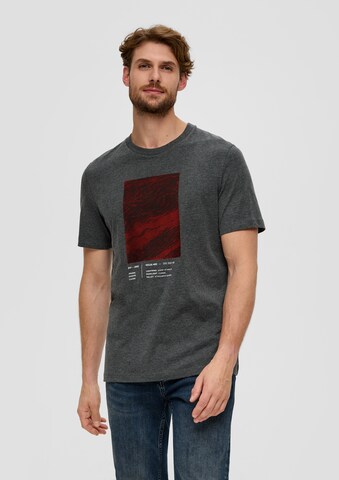 s.Oliver - Camiseta en gris: frente