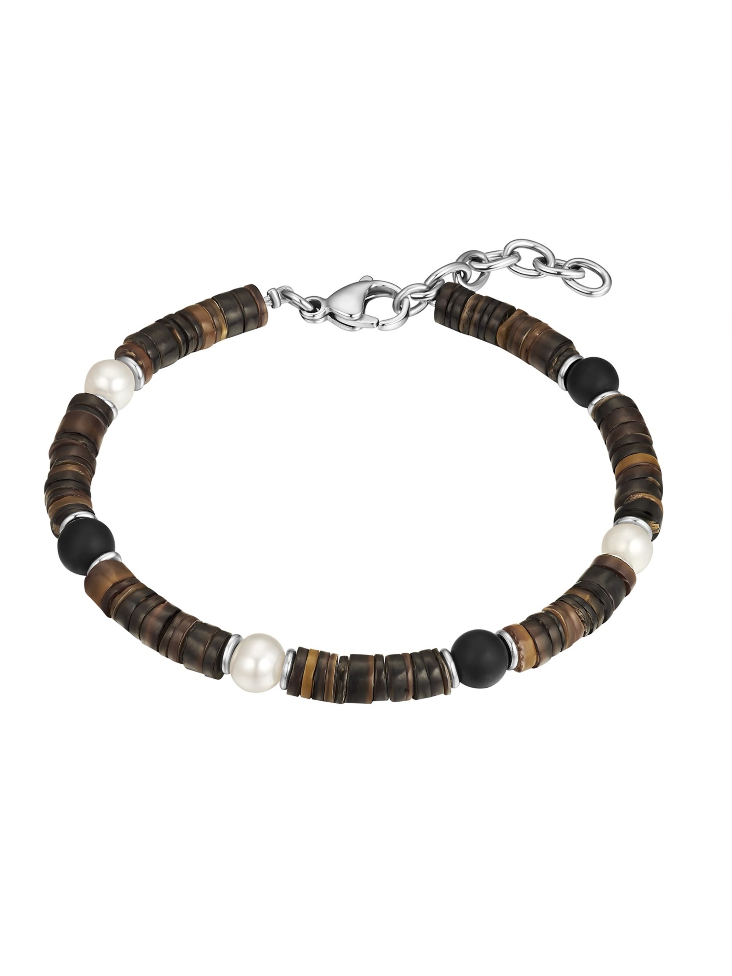 Braccialetto di True Rebels in marrone: frontale