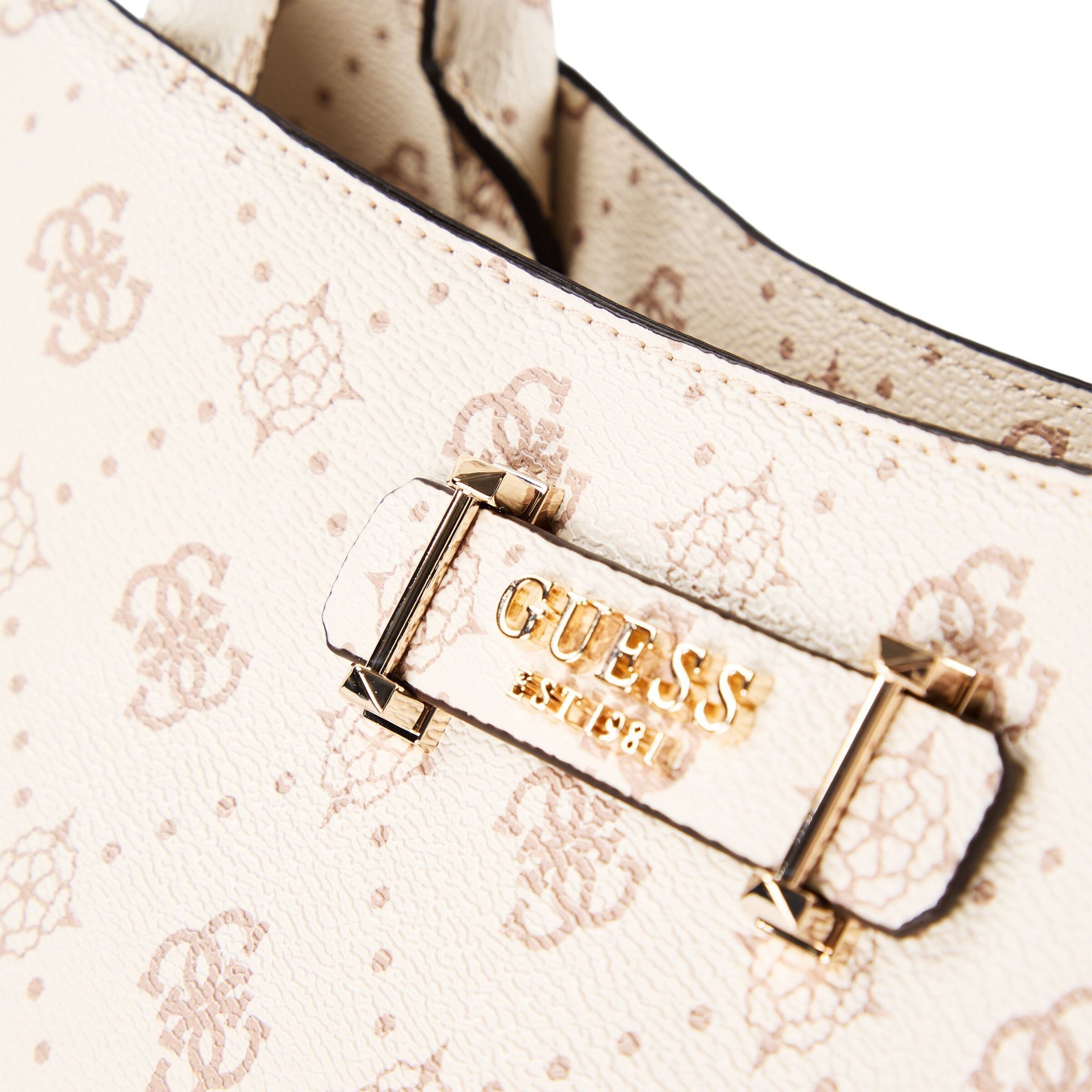 Sac bandoulière 'Carrie' GUESS en beige