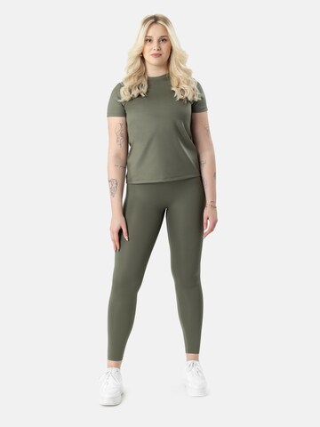 LEAFLETIC - Skinny Leggings 'Leafletic Woman`s Long Leggings with Back Gathering' en verde