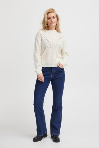 PULZ Jeans Trui 'Iris' in Beige