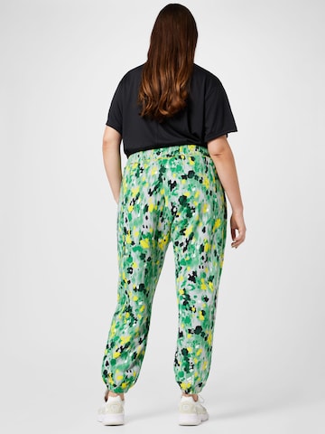 Effilé Pantalon de sport 'Printed ' ADIDAS BY STELLA MCCARTNEY en vert