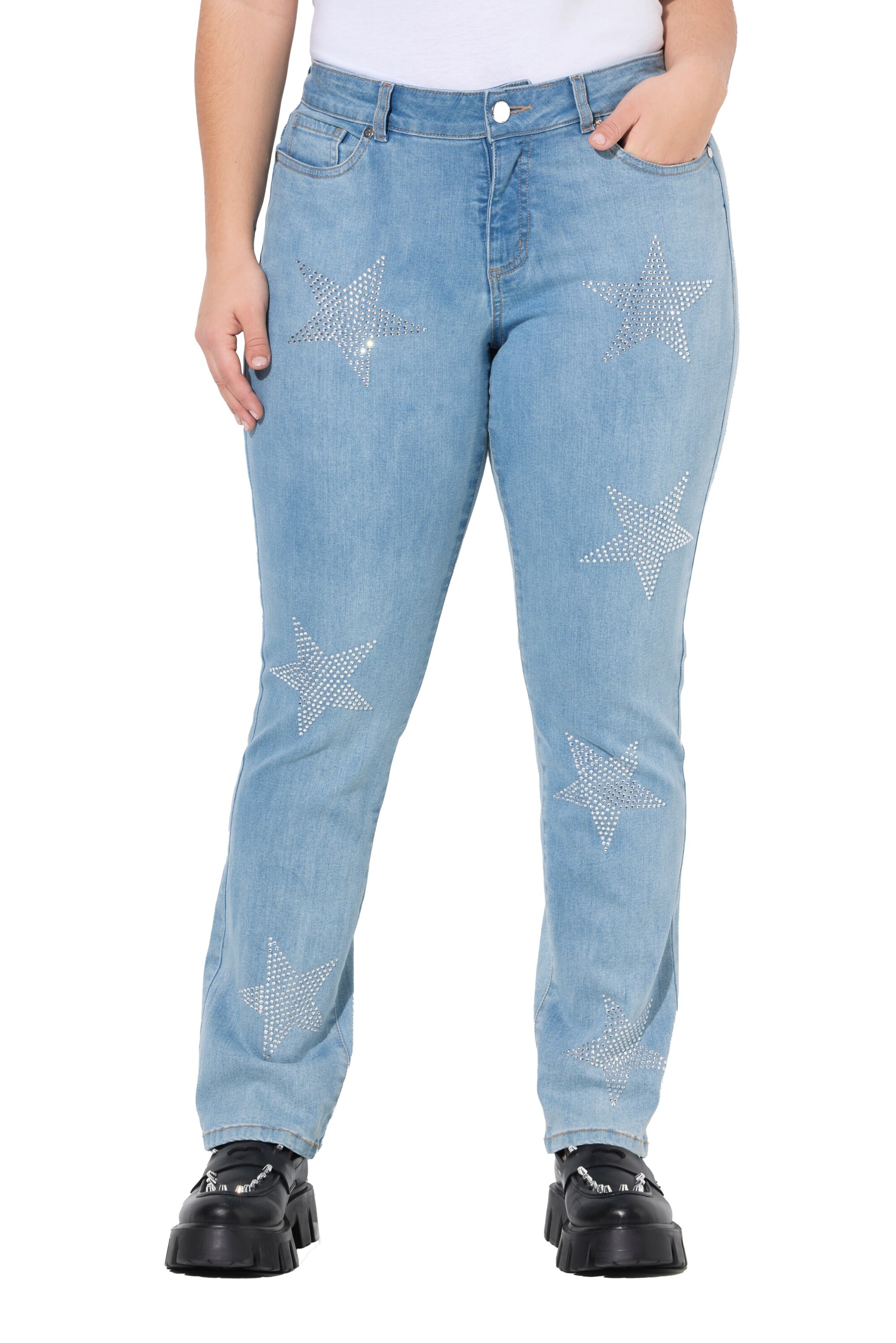 Angel of Style Regular Jeans in Blauw: voorkant