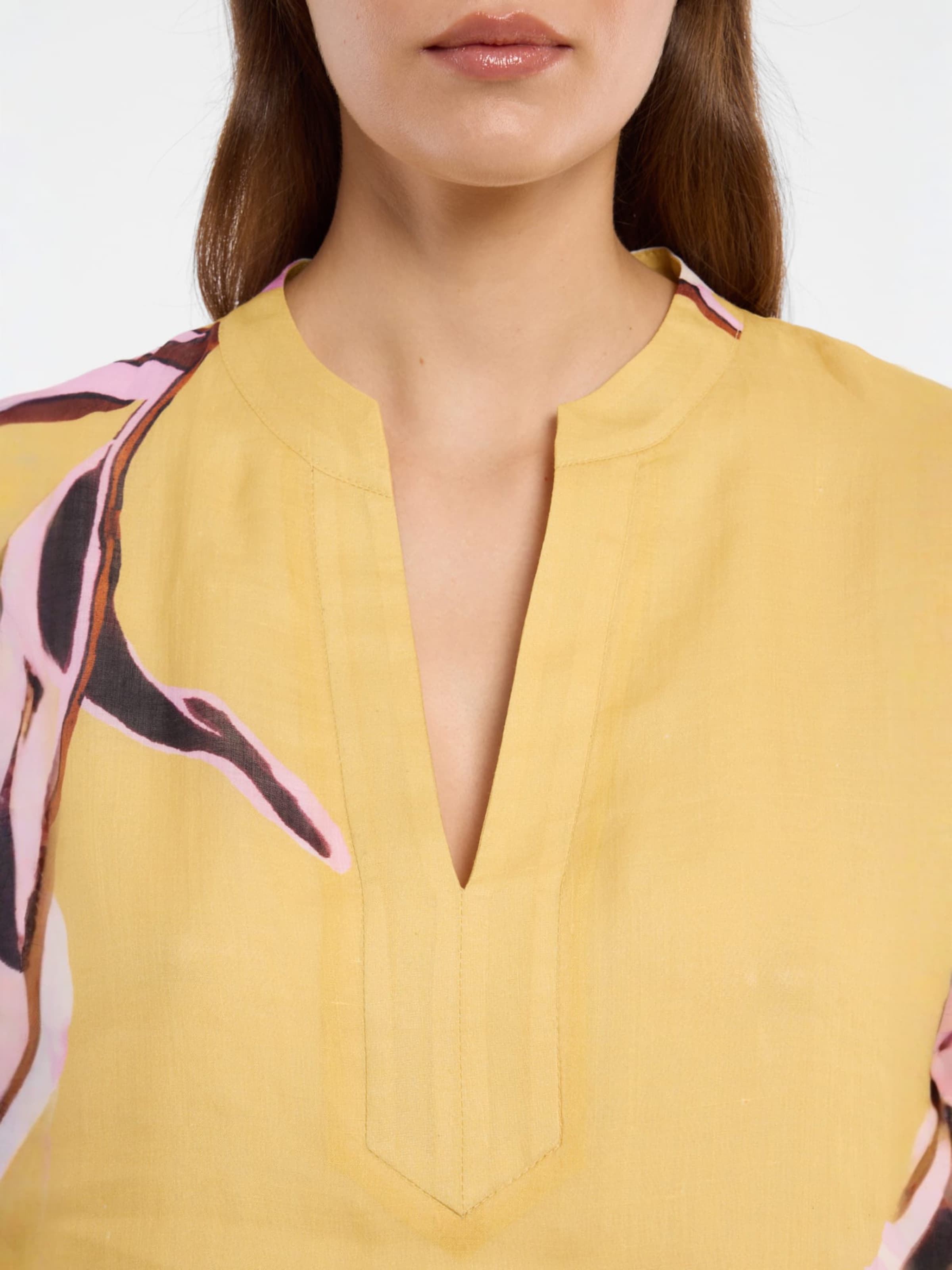 Robe Ana Alcazar en mélange de couleurs