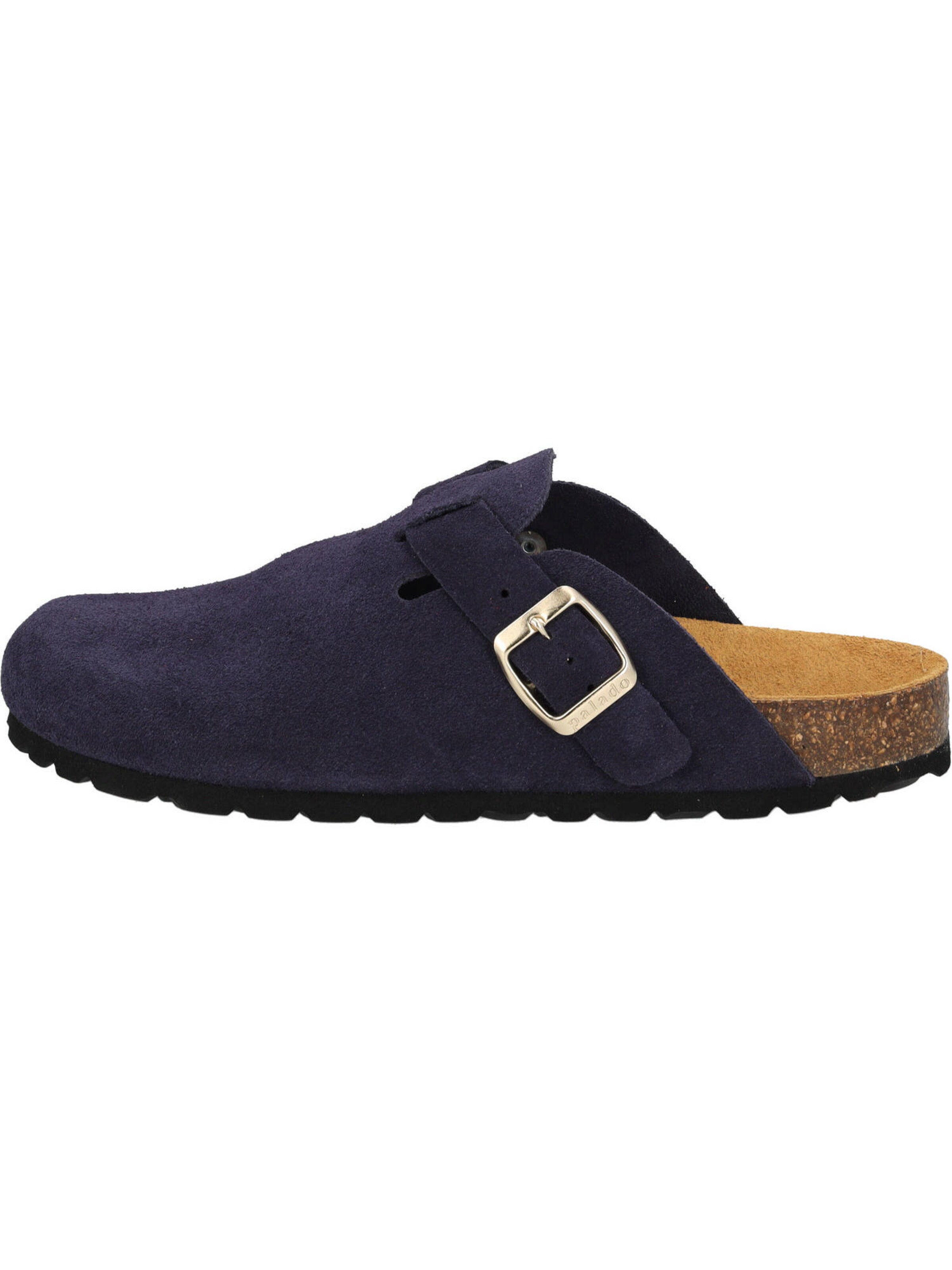 Palado Clogs 'Kiel' in Blau: Vorderseite