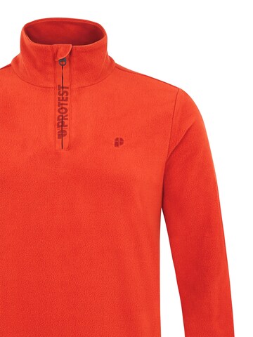 PROTEST Athletic Sweatshirt in Orange